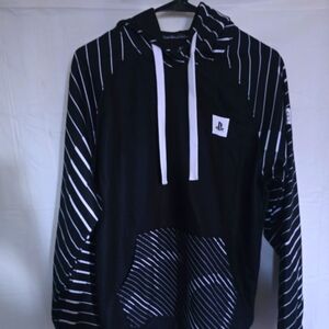 Sony Black and White Geometric Sweatshirt